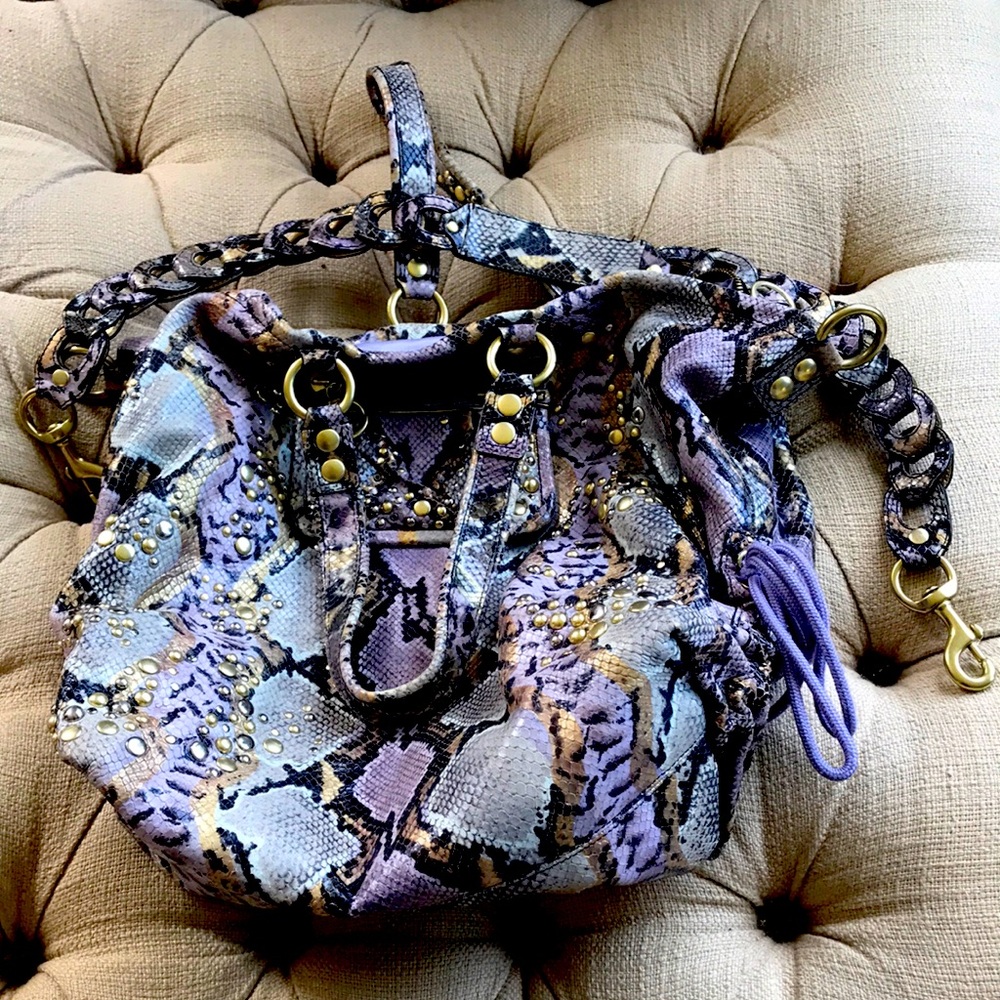 Very Rare Python Embossed leather coach bag!!!